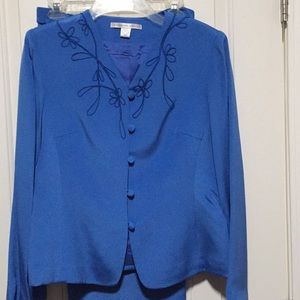 Kenneth Nolan silk suit.